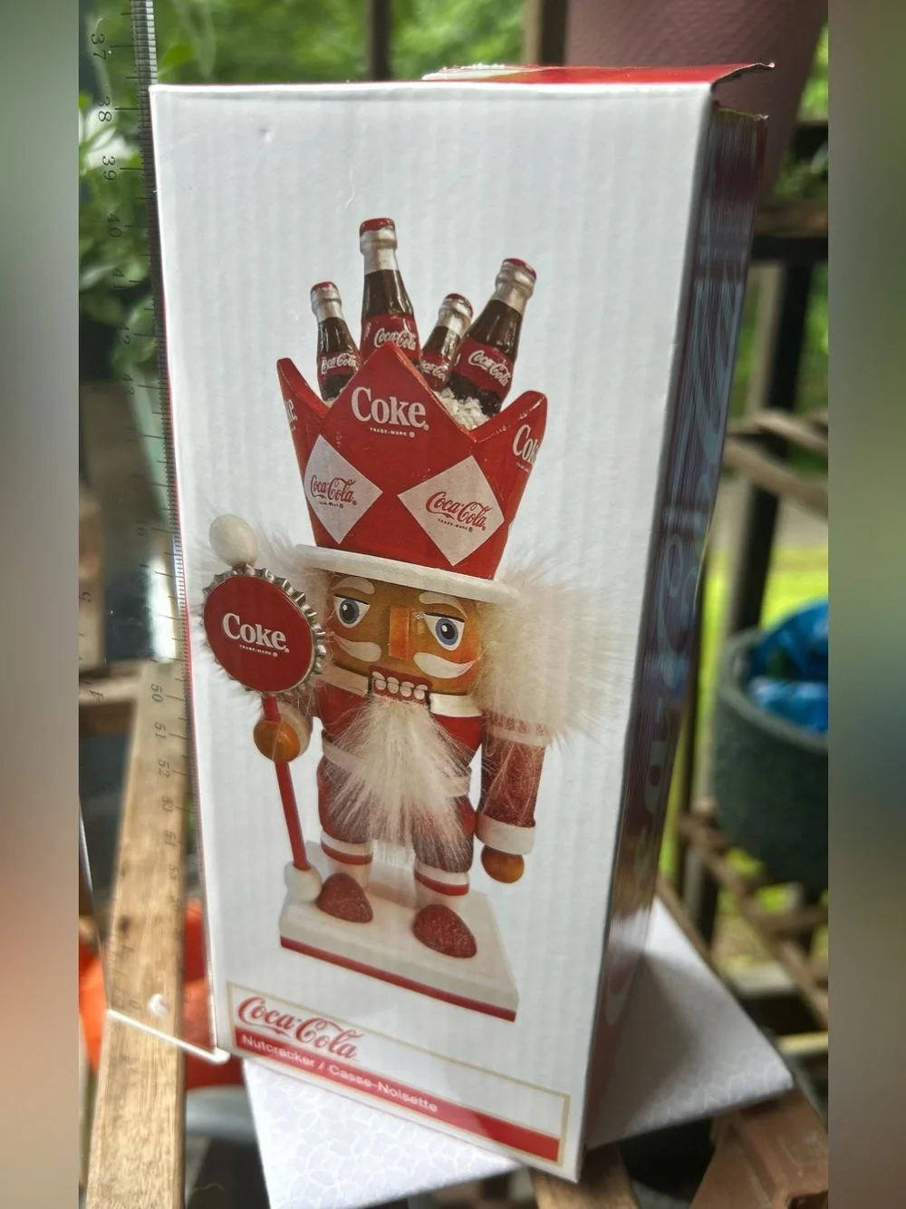 Kurt S. Adler 7” Coca Cola Red Nutcracker Holiday Figurine